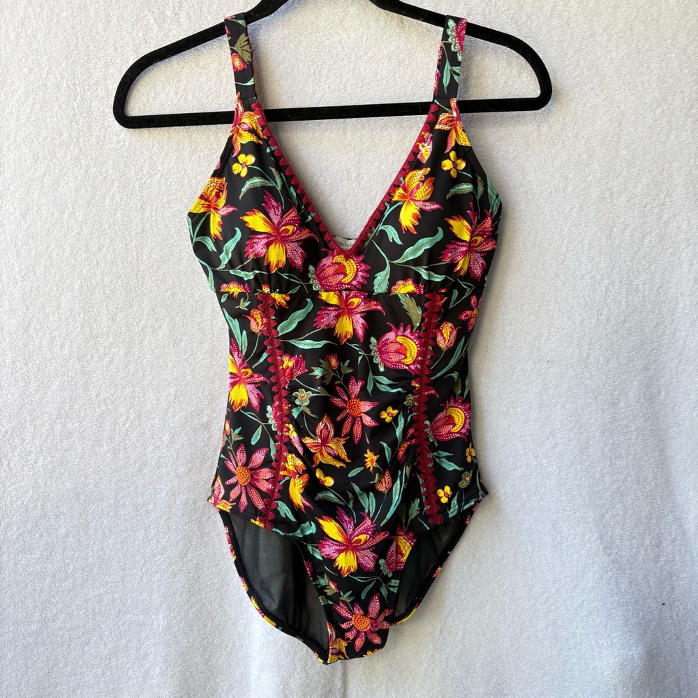 Sundance melisandra swimsuit floral v neck one piece